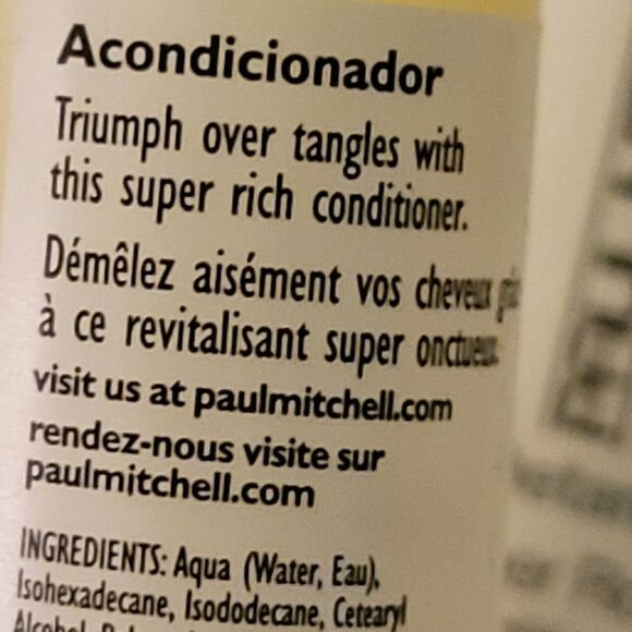 5 PAUL MITCHELL The Detangler rich conditioner color treated coarse hair travel - Picture 4 of 6